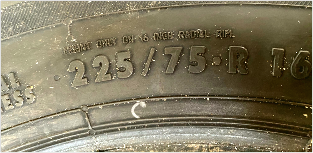 2 x Continental motorhome tyres 